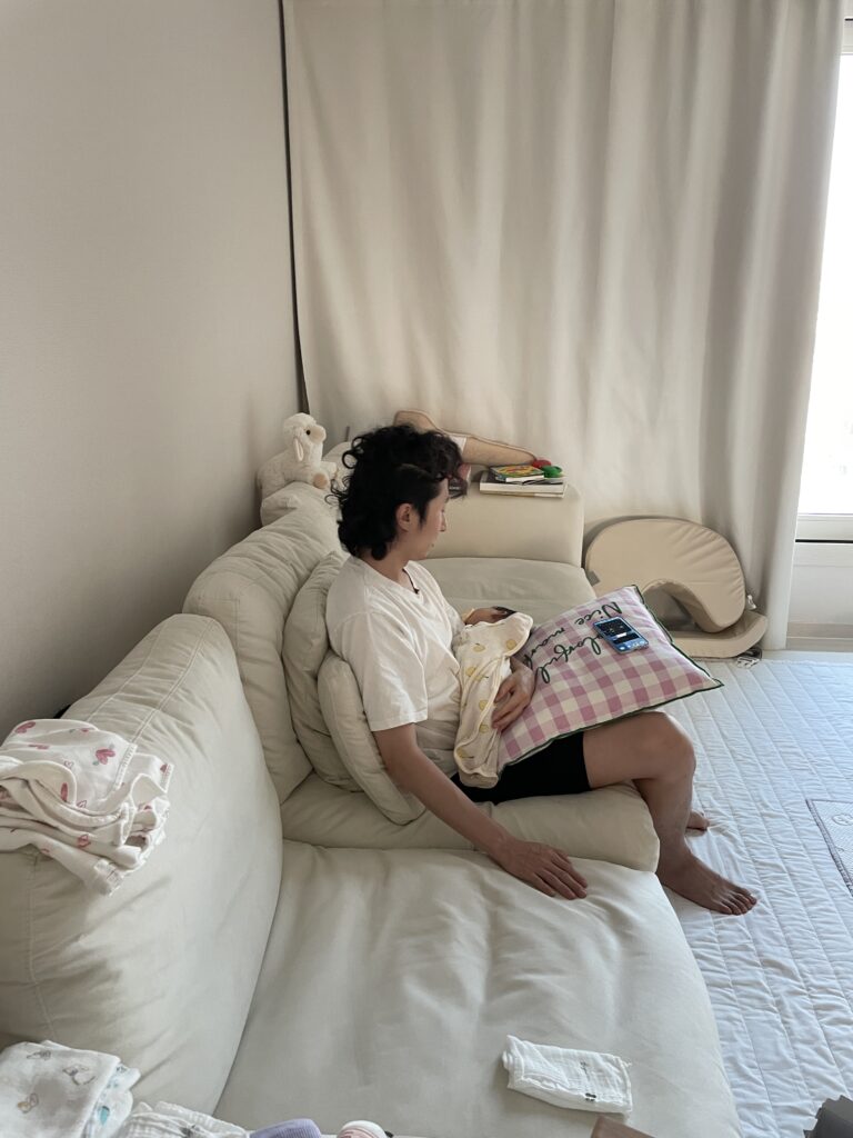 집에서-산후조리-남편