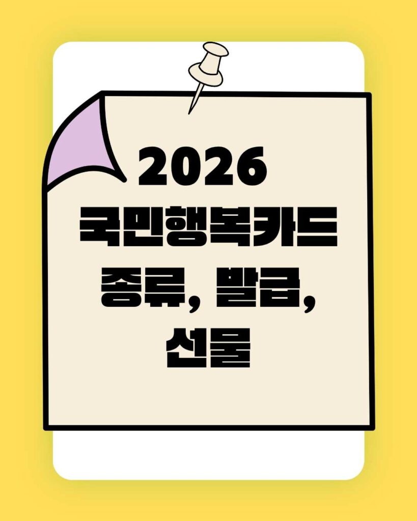 국민행복카드